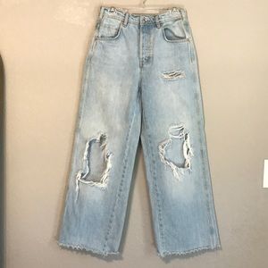 Free people Ollie extreme wide leg jeans 25